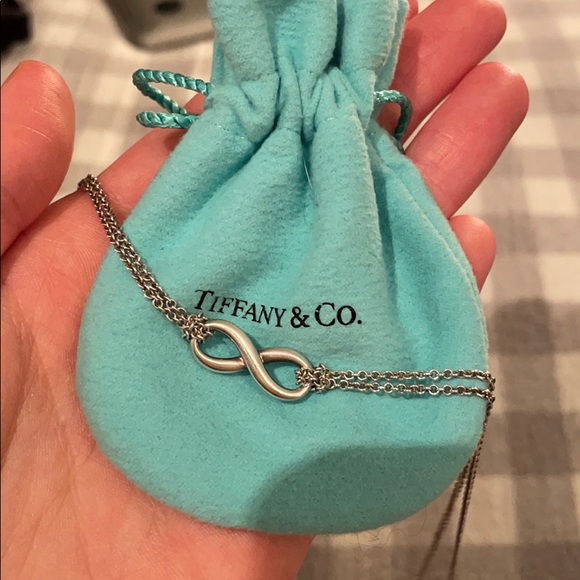 Tiffany Infinity Double Chain Necklace 